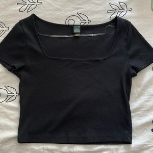A black square neck shirt from Target!! Size M